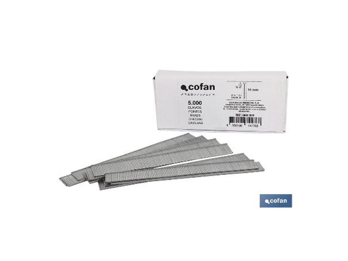 Caja de clavos tg/25 - 1 x 1,25 (5.000 pcs)