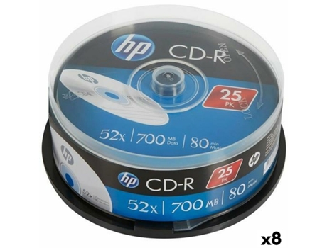 CD-R HP 700 MB 52x (8 Unidades)