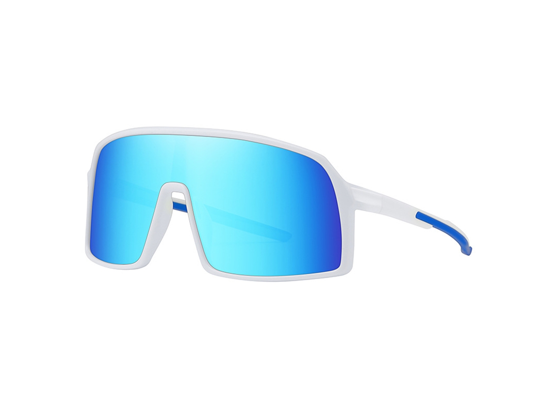 Gafas De Sol De Ciclismo Polarizadas Uv400 Anti-ultravioleta Gafas De Ciclismo De Bicicleta De Montaña Blanco Azul Gertiz