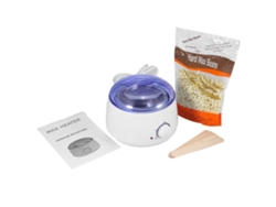 Kit De Cera Depilatoria Con Calentador, 300g Cera En Granos Y Espátulas Para Brazos, Piernas, Axilas Y Bikini