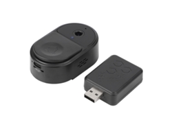 Timbre inteligente Yhl con wifi, cámara de video inalámbrica, monitoreo remoto, receptor Ding Dong, 128 GB, negro.