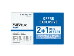 Pro Keracys Hair 4En1 Pack de 3 X 90 Comprimidos Con 90 Comprimidos Gratis GRANIONS