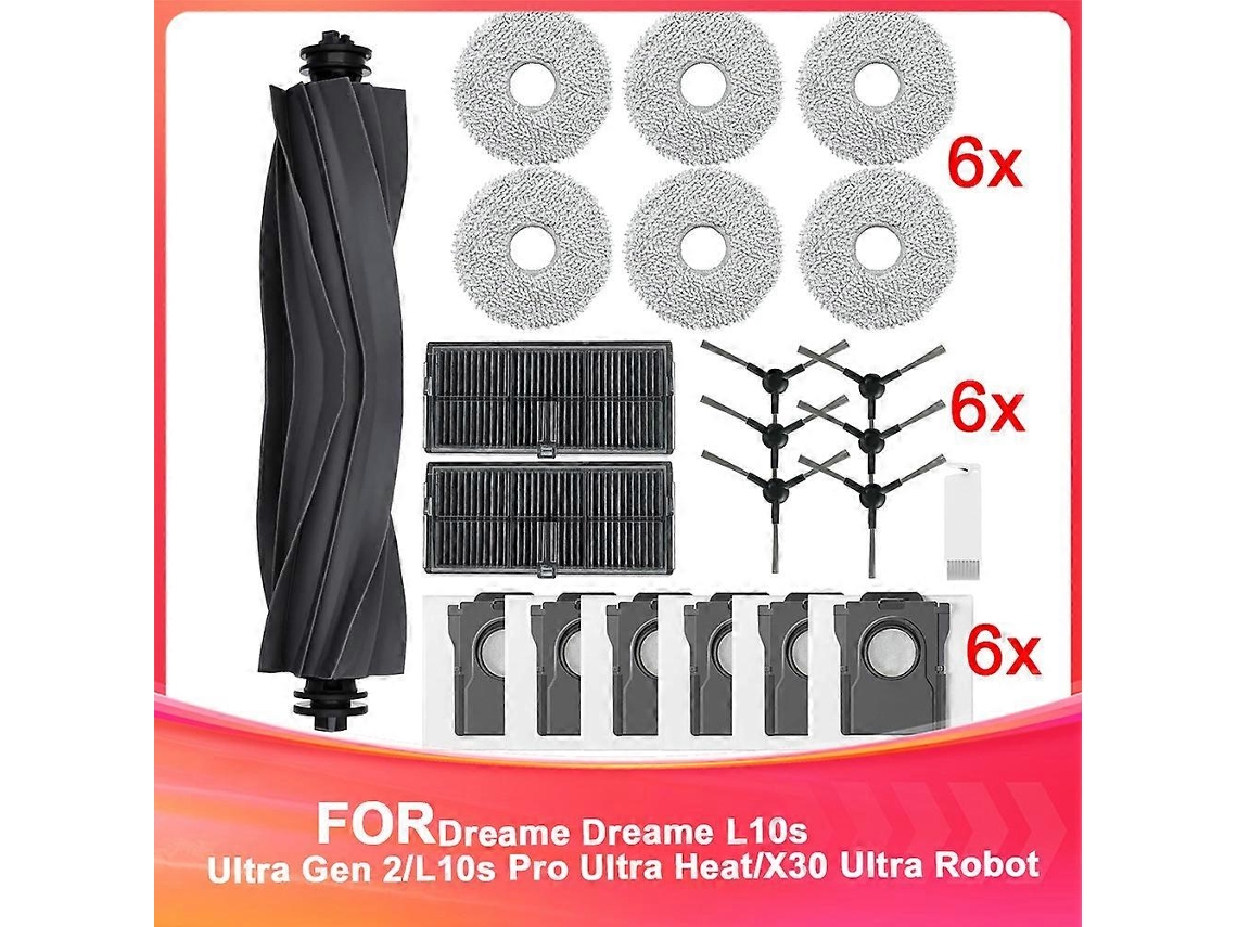 Accessories For L10s Ultra Gen 2/l10s Pro Ultra Heat/x30 Ultra Robot Vacuum Cleaner With Main Brush