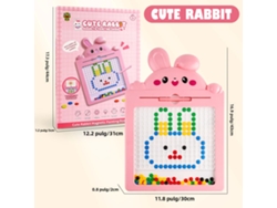 (rabbit) Lápiz Magnético Tablero De Dibujo Rompecabezas Aprendizaje Temprano Mindfulness Tablero De Juego Magnético
