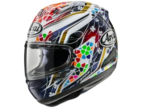 Casco de Moto ARAI integral RX-7V EVO Nakagami GP2 (Multicolor - L)