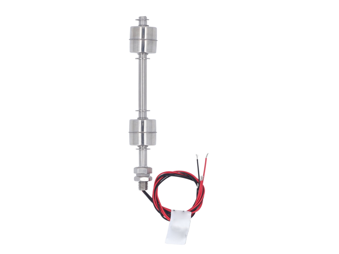 Sensor De Nivel De Agua Interruptor Flotante De Acero Inoxidable 150mm Doble Bola 0-220v