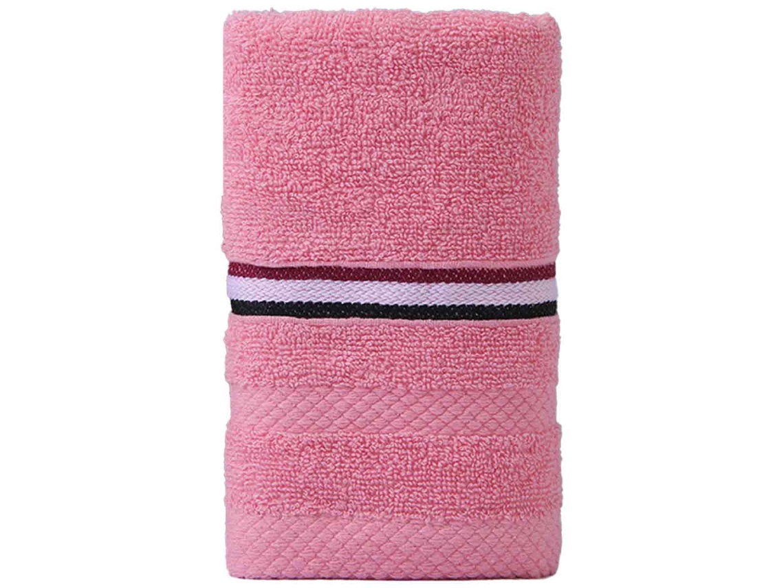 Toalla de Manos Kofihety Cuadros Absorbente Ideal Algodón Rosa (20x18x6cm)