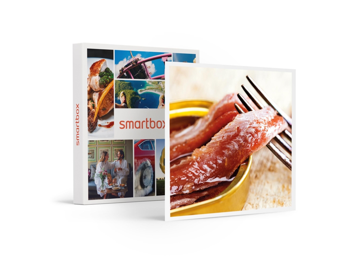 Caja Regalo SMARTBOX Conservas Avelina: sidra, queso picón y octavillos de anchoa a domicilio