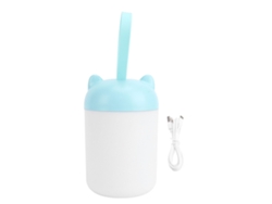 Linterna nocturna táctica LED portátil recargable por USB con regulador de intensidad ajustable, ideal para acampar, bebés y uso en interiores y exteriores (1200 mAh).