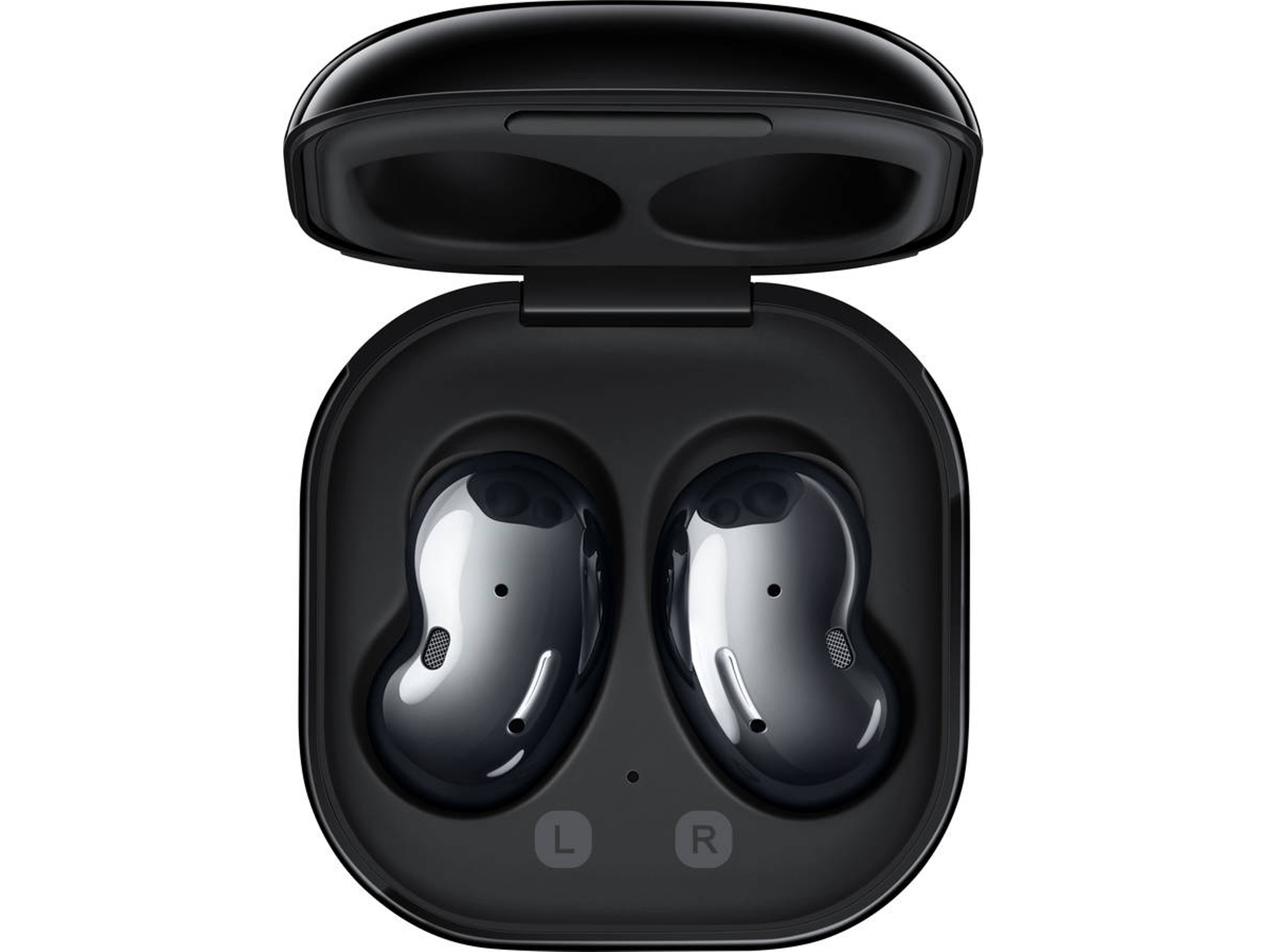 Auriculares Bluetooth True Wireless SAMSUNG Galaxy Buds Live (In Ear - Micrófono - Noise Cancelling - Negro)