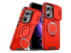 Anel De Suporte Anti-queda Para Capa De Celular Com Janela Deslizante Oppo Linkevermelho - Realme P4 5g