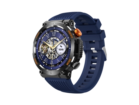 Smartwatch OHPA Ht17 Bt Chamada de Carregamento Sem Fio 1.46 Polegadas Hd Screen 450Mah Led Iluminação Digital Sport Relógios Azul