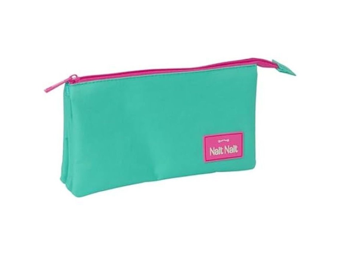 Bolsa triple Nait Nait Verde Menta 22x12x3 cm