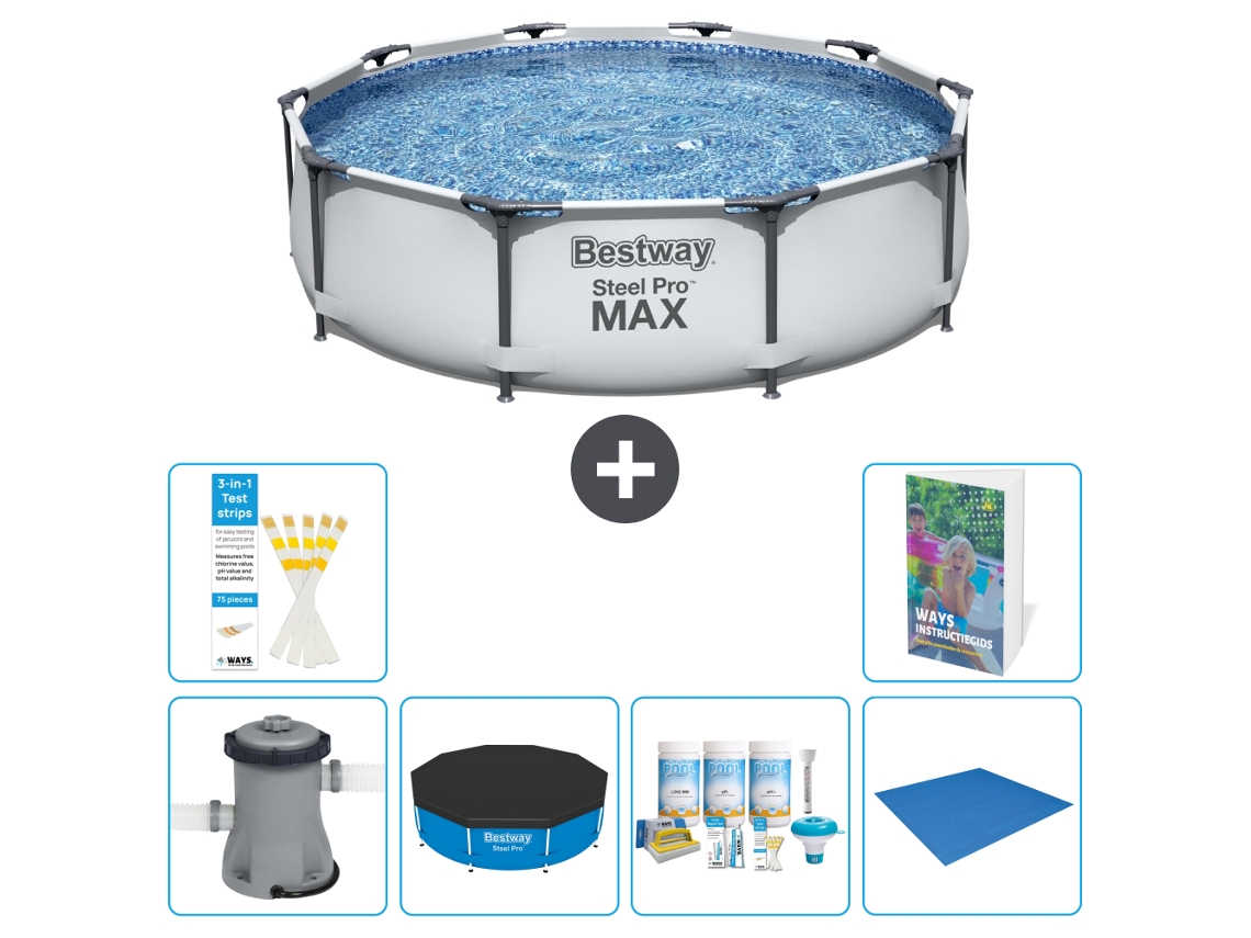 Bestway Piscina Bestway Steel Pro Max Redonda - 305x76 Cm - 7-peças S251