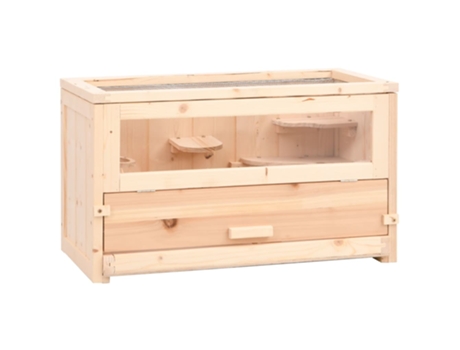 Jaula para hámster VIDAXL madera maciza abeto