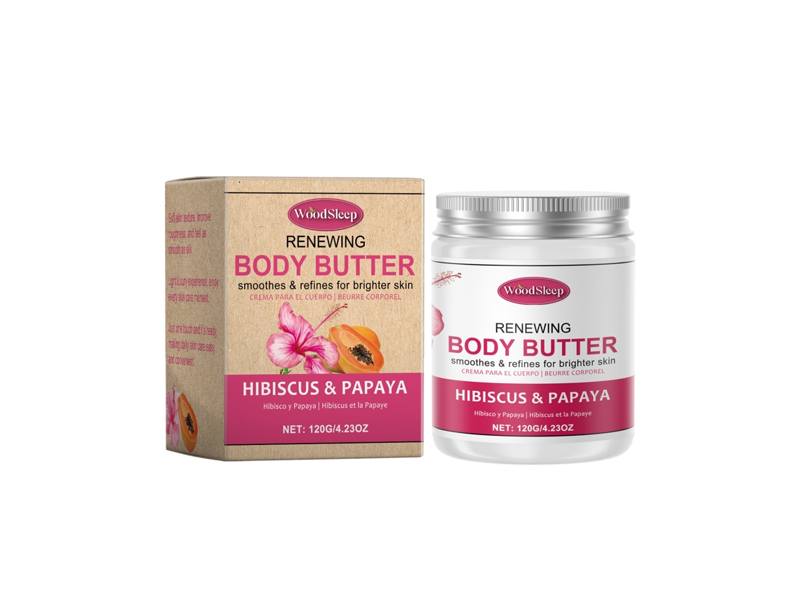 Loción hidratante de papaya e hibisco