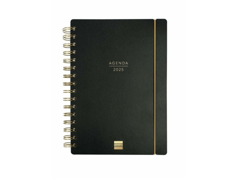 Agenda FINOCAM Haiku Negro A5 15,5 x 21,2 cm 2024-2025