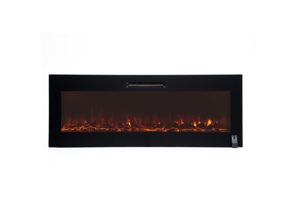 Chimenea eléctrica KEKAI Oregon 2000 W (127 x 16 x 48 cm - 2 Niveles)