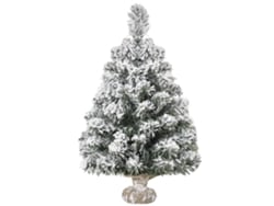 Tannenbaum Künstlich (60 Cm Com Neve, Base De Cimento)