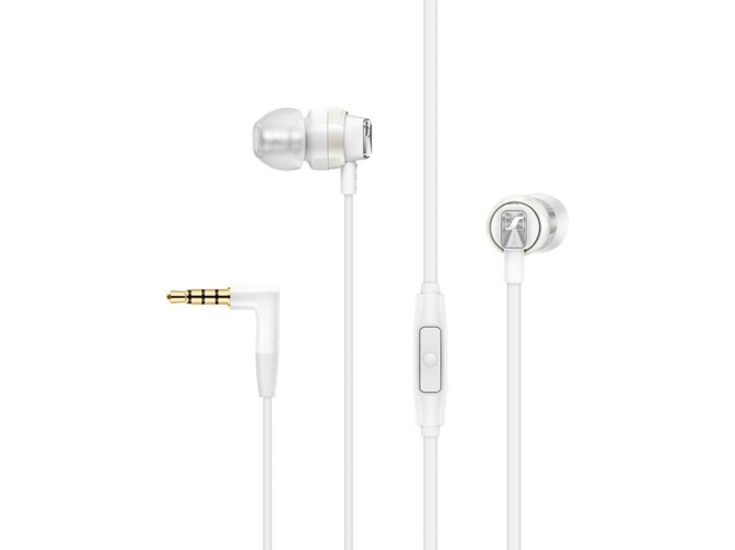 Auriculares con Cable SENNHEISER Cx 300 S (In Ear - Micrófono - Blanco)