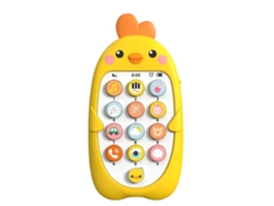 Teléfono Móvil De Juguete Bilingüe Para La Dentición Del Bebé Con Música Y Sonidos: Seguro Y Educativo Para Los Niños.