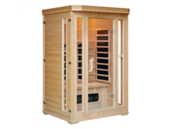 Sauna CONCEPT U Narvik 2 Plazas (Marrón - Madera - 120x120x90 cm)
