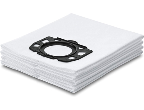 bolsas de filtro de guata de algodón Kärcher para aspiradoras multiusos en seco y húmedo WD 4, WD 5, WD 6, WD 4290, 5200 M, 5300 M y 5600 MP