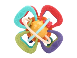 Mordedor De Plástico Manhattan Ball Para Bebés, Juguete Sensorial Ligero Para Bebés Y Niños.