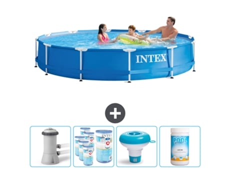 Piscina Tubular INTEX 28212GN-CB89 (6503 L - 366x76cm)