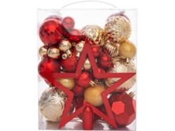 Juego de 50 adornos navideños irrompibles: decoraciones para colgar en tu hogar durante las festividades Gokoco