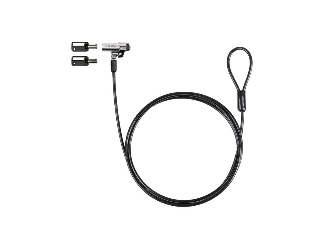 Cable de Seguridad NANOCABLE TQCLKC0045-G Acero