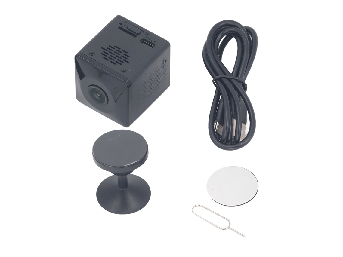 Cámara Pequeña Wifi Con Detección De Movimiento Ai, Visión Nocturna A Color Y Monitoreo Inalámbrico Para Seguridad Hogar