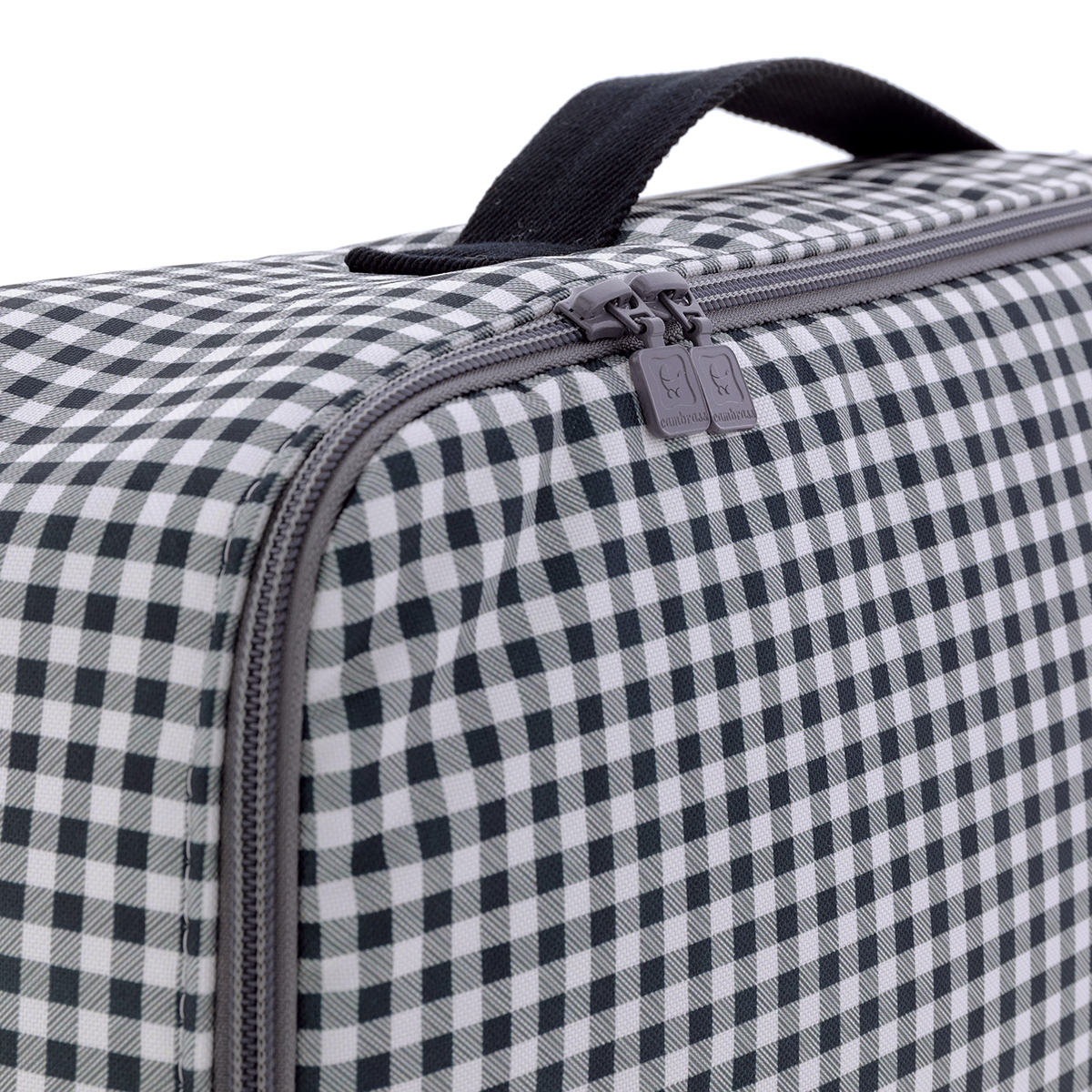 Bolso CAMBRASS Vichy (Poliéster - Negro - 12 x 47 x 36 cm)