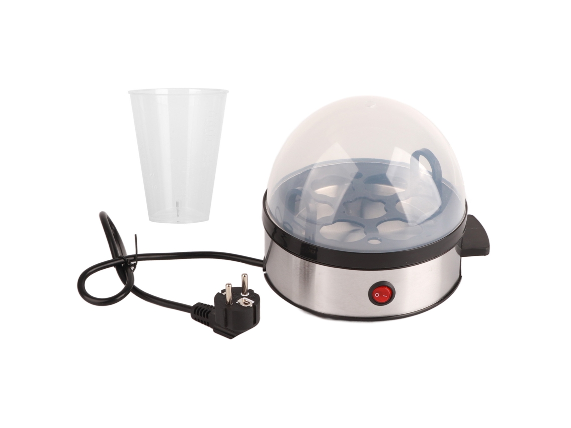 Mini Olla Eléctrica Para Huevos, Acero Inoxidable, Capacidad Para 7 Huevos, Apagado Automático Rápido.