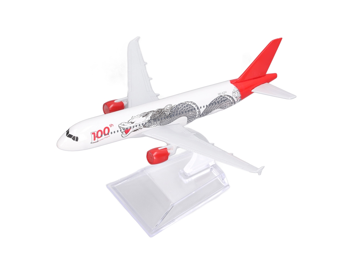 Maqueta de avión ATS de aleación con base estable y escala precisa, longitud de ala de 14 cm, maqueta de avión de metal fundido.