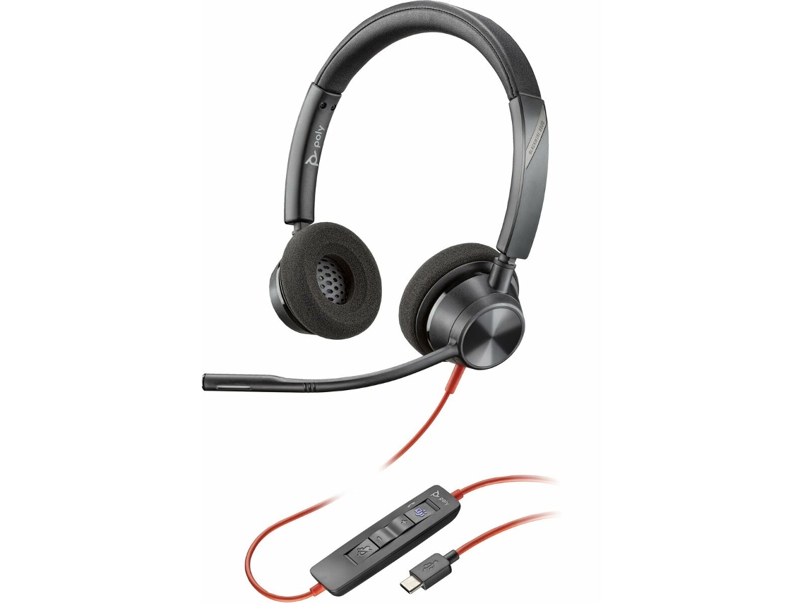 Auriculares POLY BW 3320 (Negro - USB)