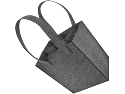 Bolsa De Fieltro Para 6 Botellas Vino, Reutilizable, Con Estuche Rígido El Hogar, Fiestas Y Viajes.