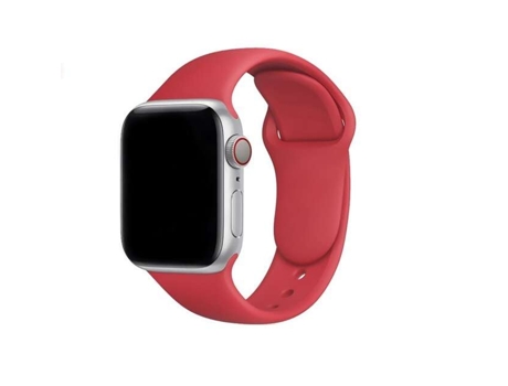 Correa Pulsera Silicona Suave para Apple Watch Series 6 44Mm Rojo