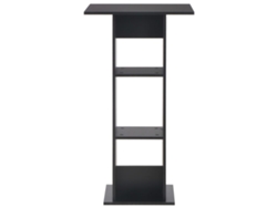 Mesa de bar negra exclusiva Maison 60x60x110 cm