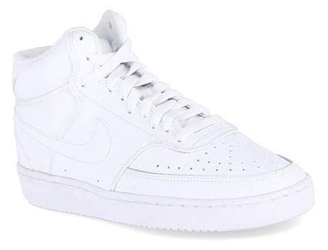 Zapatillas Deportivas NIKE Court Vision Mid Mujer (Blanco -Material Sintético -38,5)