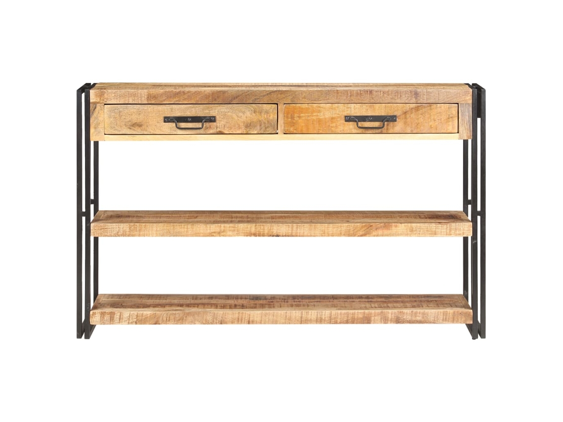 Maison Exclusive - Aparador De Madera Maciza De Mango Y Rugosa 120x30x75 Cm
