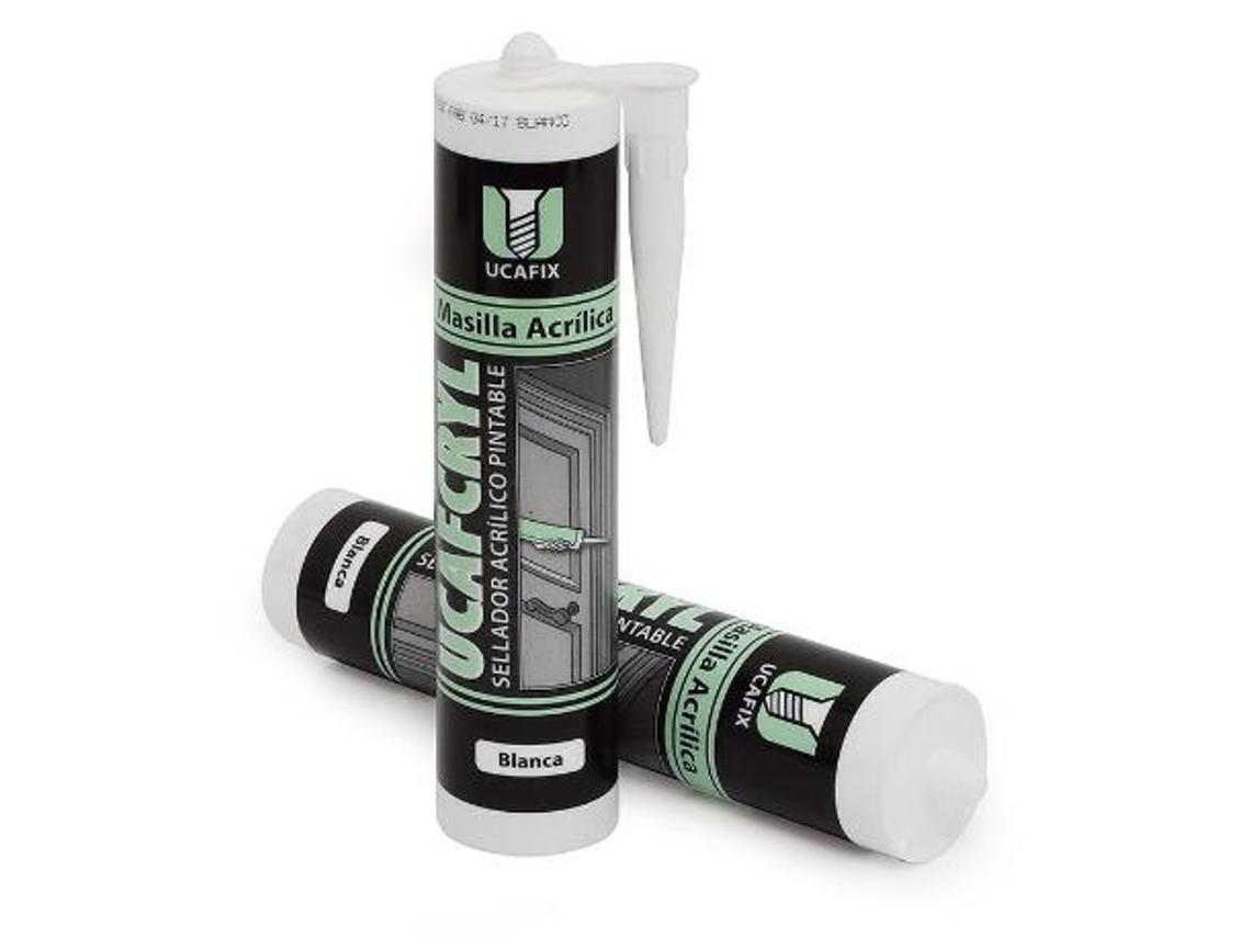 Cartucho masilla acrilica blanca 310ml