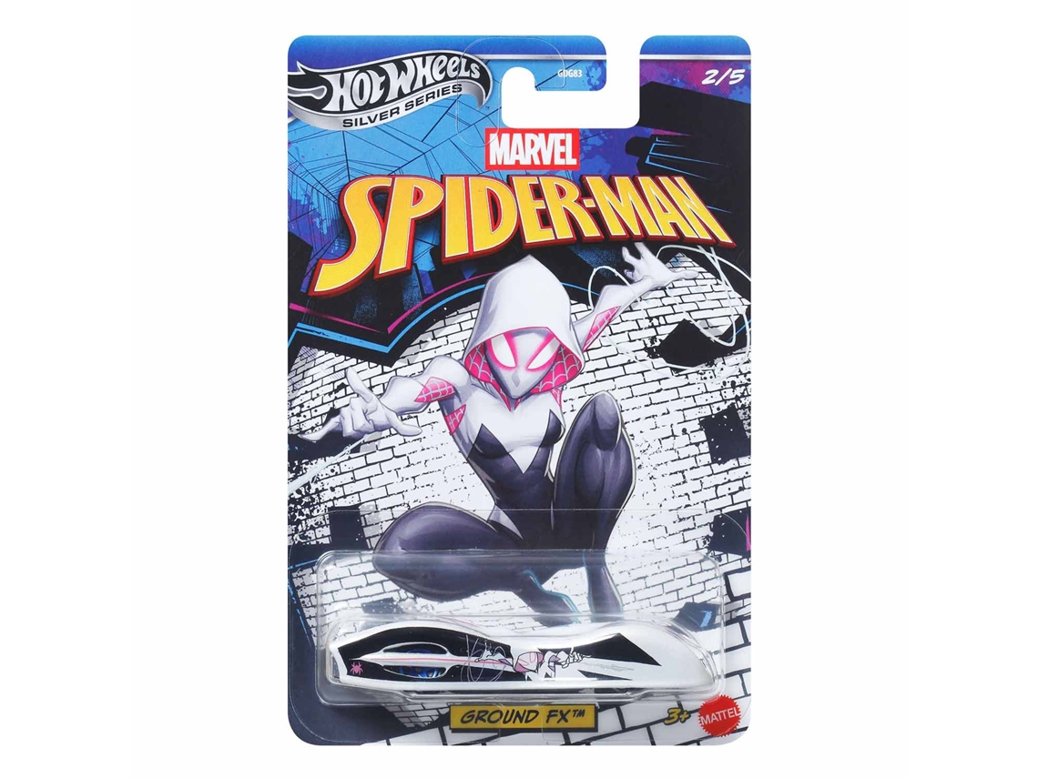 Hot Wheels Silver Series Marvel Spider-man Ground FX Mattel Gdg83/jkx26
