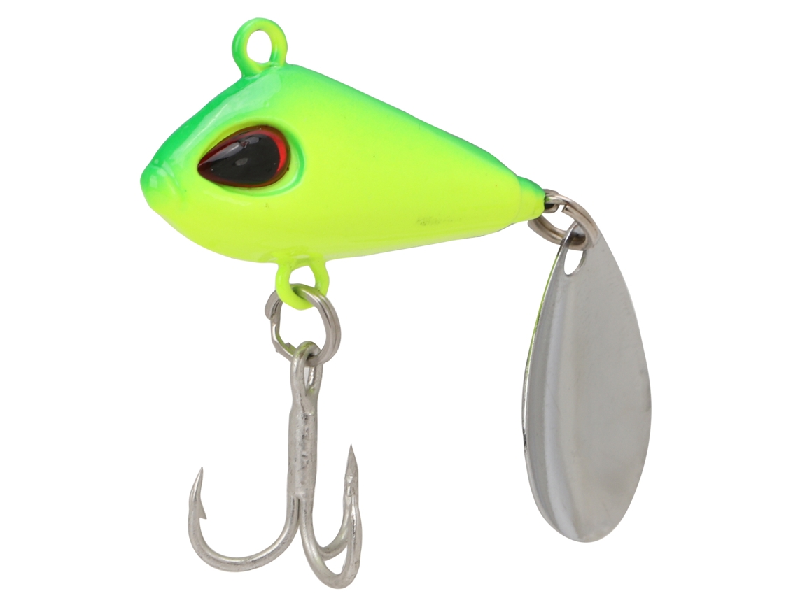 Isca artificial Vib Lure Luminous Long Casting Popper 15g Whirlwind Small Lead Fish Jig Bait para pesca