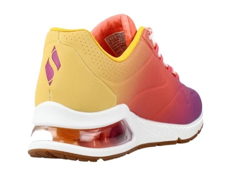 Zapatillas de Mujer SKECHERS Cadarços Flat Blanco (37)