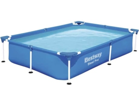 Piscina BESTWAY Steel Pro (Azul - Acero - 221x150x43 cm)