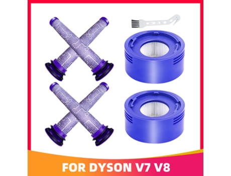 Piezas de repuesto de filtro prepost HEPA para aspiradora inalámbrica Dyson V7 V8 SV10 SV11 Animal Absolute 965661-01 967478-01