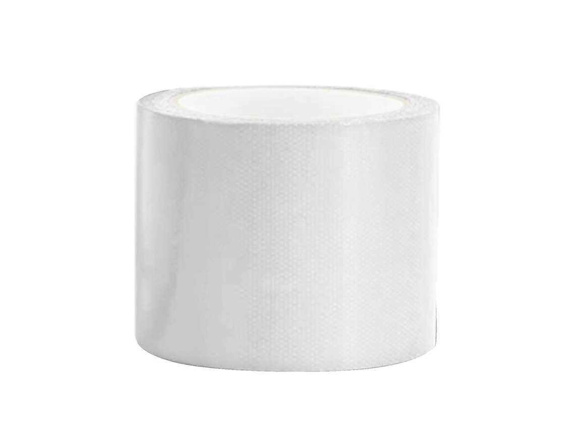 Cinta para reparación de carpas, 1,96 x 24,60 pies, resistente al agua, color blanco, Rosewell