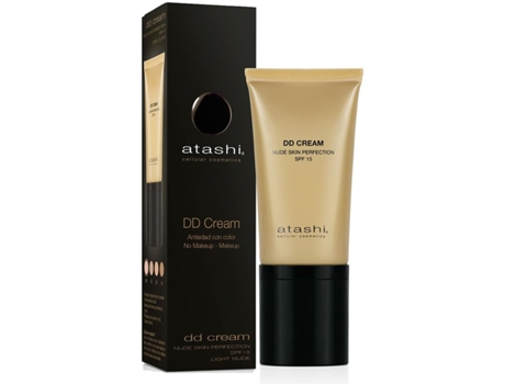 Protector Solar con Color Atashi Celullar Cosmetic Spf 15 DD Cream 50 ml Claro