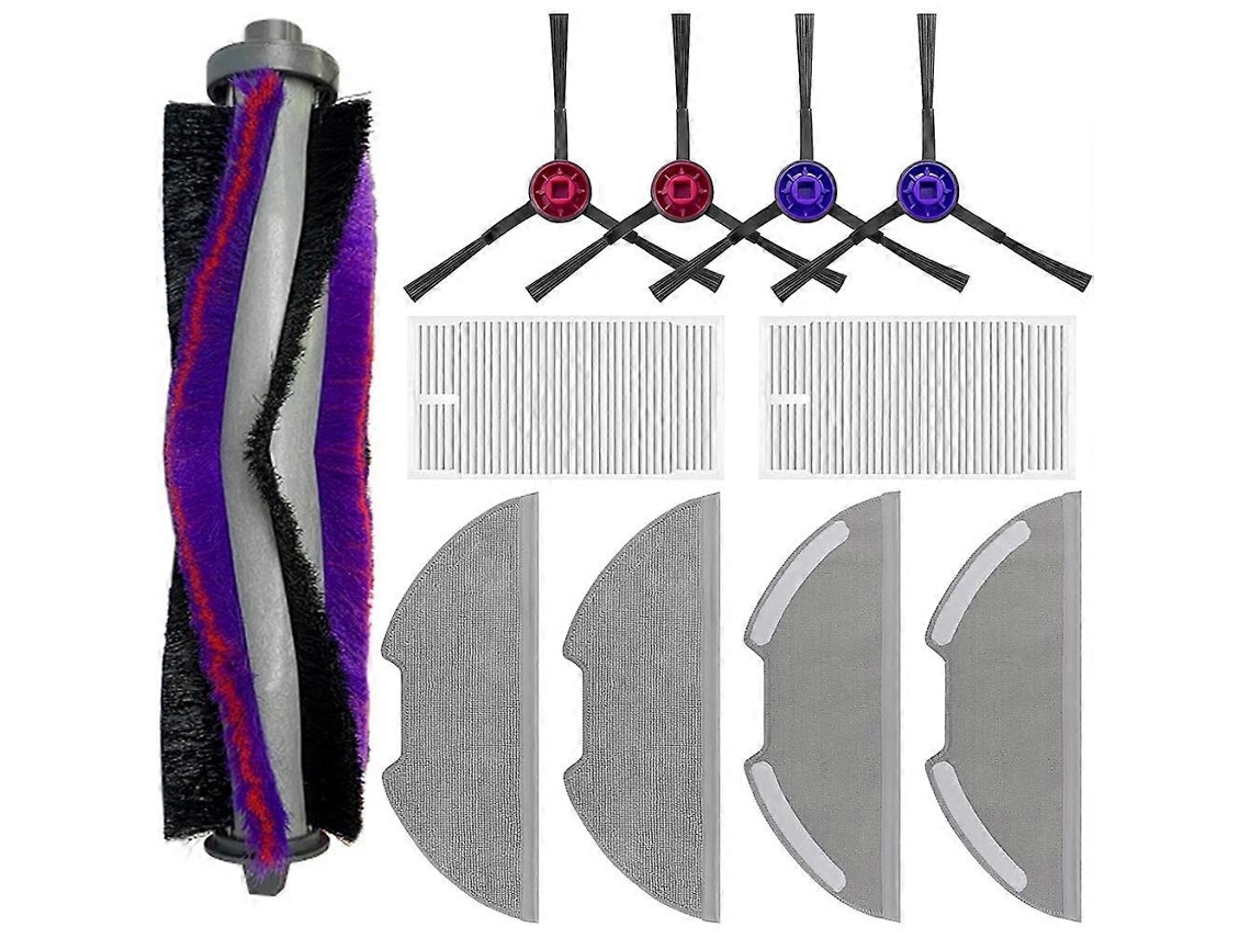 Kit de repuestos para la aspiradora robot Eureka E10s/e20 Plus, que incluye cepillos principales, cepillos laterales, filtros y paños de limpieza.